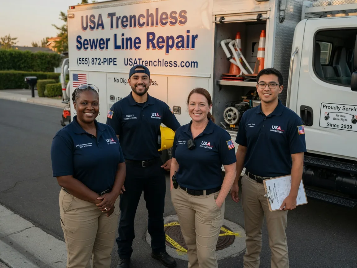 Sewer Line Repair company in Burlington, PA